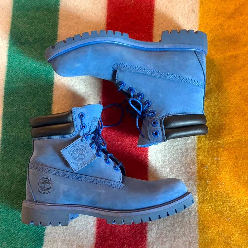 EUC Blue Timberland Boots. Mens sz 9W